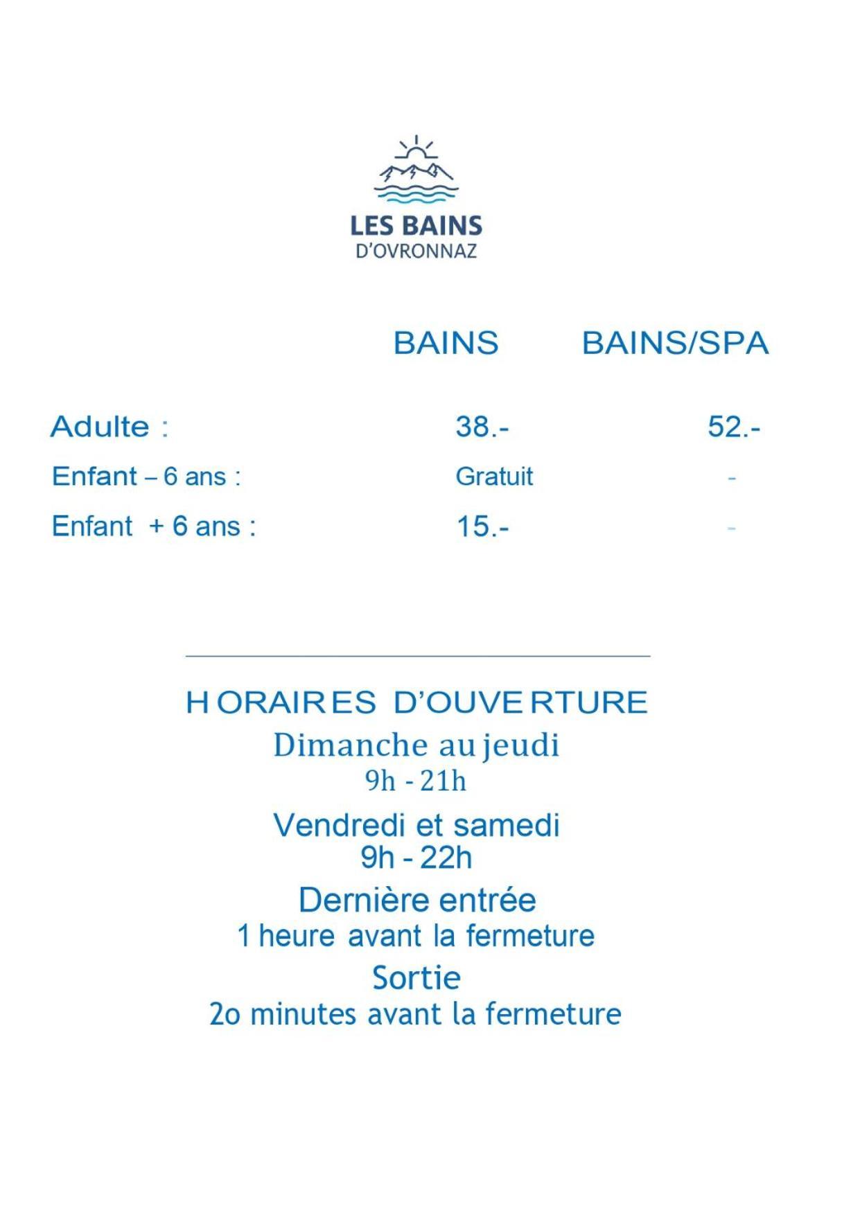 Hotel Les Bains D'Ovronnaz Exterior foto