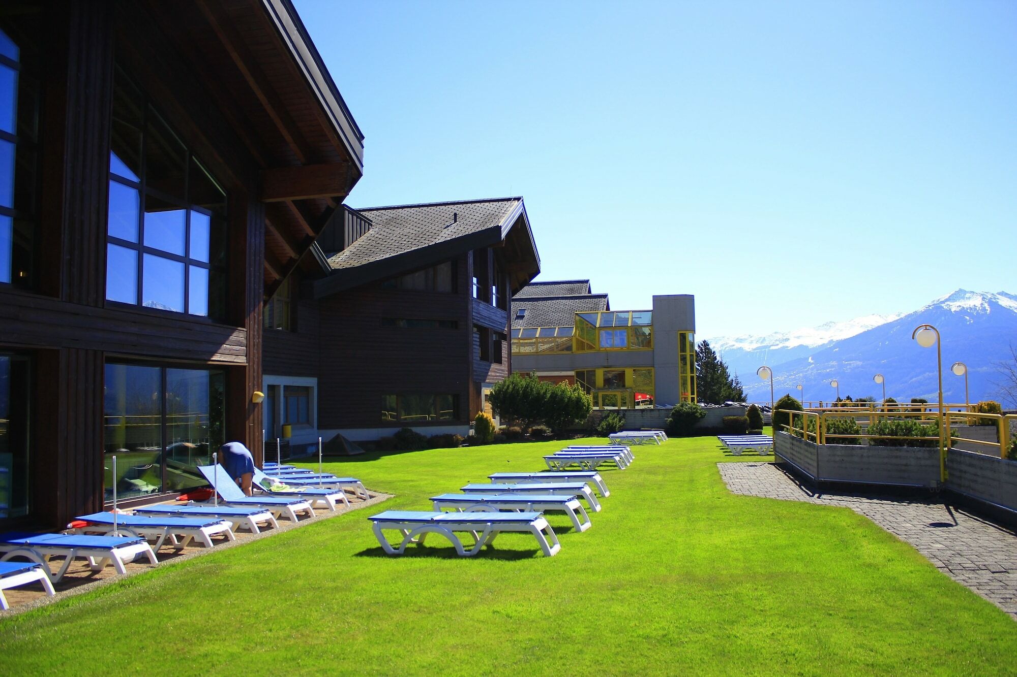 Hotel Les Bains D'Ovronnaz Exterior foto